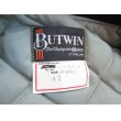 画像7: 美品 80's USA製 BUTWIN バトウィン スタジャン レザージャケット 42 L グレー/ビンテージ 無地 (7)