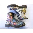 画像4: イングランド製 Dr martens ドクターマーチン 8ホールブーツ 23.0〜23.5cm UK4〜5 花柄/ビンテージ オールド (4)