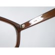 画像7: 60's POCO ウェリントン セルフレーム ブラウン 茶色/ビンテージ 眼鏡 アイウェア USA製 セーフティ 2 (7)