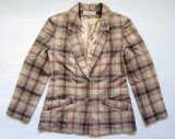 画像: ◆ 70's USA製 Pendleton ペンドルトン ウール テーラードジャケット XS〜S チェック/ビンテージ アメリカ古着 レトロ ブレザー レディース