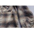 画像4: ◆ 60's Pendleton ペンドルトン オープンカラー ボックス ウールシャツ M 茶系オンブレチェック/ビンテージ アメリカ古着 レトロ シャドー (4)