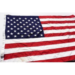 画像: ◆ 50スター アメリカ国旗 星条旗 フラッグ インテリア 146×86cm/ビンテージ オールド レトロ アメリカ雑貨 タペストリー 70's