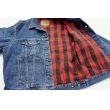 画像8: ◆ 90's USA製 Levi's リーバイス 70417 裏ネル デニムジャケット ジージャン M(XL相当)/ビンテージ オールド アメリカ古着 レトロ  (8)