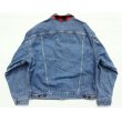 画像2: ◆ 90's USA製 Levi's リーバイス 70417 裏ネル デニムジャケット ジージャン M(XL相当)/ビンテージ オールド アメリカ古着 レトロ  (2)