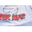 画像4: ◆ 80's〜90's USA製 BEER NUTS ビール キャラクター エロプリントTシャツ XL 白/ビンテージ オールド アメリカ古着 (4)