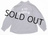 画像: ◆ 50's USA製 McGREGOR マクレガー 刺繍入り 長袖レーヨン ボックスシャツ XL 紺/ビンテージ オールド 古着 レトロ 開襟 ロカビリー