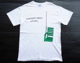 画像: ◆ GILDAN 「EVERYBODY NEEDS A PLACE」 プリントTシャツ M 白 ホワイト/オールド アメリカ古着 アート メッセージ