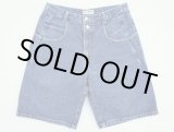 画像: ◆ 90's メキシコ製 GUESS JEANS デニム ショートパンツ W32 青系/ビンテージ オールド アメリカ古着 ショーツ 短パン ゲス バギー