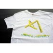 画像1: ◆ 70's HANES ヘインズ JOHN HENRY ジョンヘンリー 染み込みプリントTシャツ L 白/ビンテージ オールド アメリカ古着 レトロ アート (1)