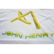 画像2: ◆ 70's HANES ヘインズ JOHN HENRY ジョンヘンリー 染み込みプリントTシャツ L 白/ビンテージ オールド アメリカ古着 レトロ アート (2)