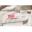 画像7: ◆ 70's USA製 Levi's リーバイス 刺繍入り コットン 長袖シャツ XL 生成り/ビンテージ オールド アメリカ古着 レトロ ビッグサイズ (7)