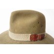 画像6: ◆ USA製 STETSON ステットソン ウール 中折れハット 帽子 LARGE 58cm 茶系 カーキ/ビンテージ オールド アメリカ古着 レトロ ハンター (6)