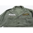 画像2: ◆ 50's-60's 米軍実物 US ARMY 筒袖 ユーティリティーシャツジャケット S/ビンテージ オールド レトロ アメリカ古着 ミリタリー (2)