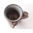 画像7: ◆ アメリカ雑貨 フェイスマグ グレー/ビンテージ アンティーク レトロ コップ インテリア オブジェ アート ペンスタンド 陶器 (7)