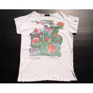 画像: ◆ 90's USA製 レディース Tシャツ ワンピース フリーサイズ 白 ホワイト/ビンテージ オールド アメリカ古着 レトロ メキシコ 動物