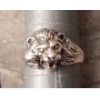 画像6: ◆ ヨーロッパ 925刻印 ライオン シルバーリング 16号/ビンテージ アンティーク レトロ 指輪 アクセサリー ブロカント 動物 (6)