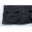 画像3: ◆ イングランド製 Barbour Bedale オイルドジャケット C36 Mサイズ相当 黒 ブラック/ビンテージ オールド 古着 レトロ バブアー ビデイル (3)