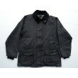 画像1: ◆ イングランド製 Barbour Bedale オイルドジャケット C36 Mサイズ相当 黒 ブラック/ビンテージ オールド 古着 レトロ バブアー ビデイル (1)