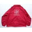 画像1: ◆ USA製 SALVATION ARMY サルベーションアーミー ナイロン コーチジャケット XXLサイズ 赤/ビンテージ オールド アメリカ古着 レトロ (1)