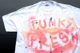 画像: ◆ HANES ヘインズ FUNKY FRESH ファンキーフレッシュ Tシャツ Lサイズ 白/ビンテージ オールド アメリカ古着 スプレーアート