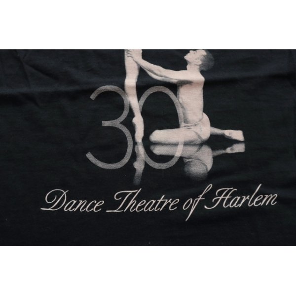画像2: ◆ デッドストック Dance Theatre of Harlem プリントTシャツ Sサイズ 黒 ブラック/ビンテージ アメリカ古着 アート ポートレート フォト (2)