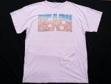 画像: ◆ 90s USA製 BEACH ビーチシャツ プリントTシャツ XL ビッグサイズ ピンク/ビンテージ オールド レトロ アメリカ古着 ポケット