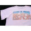 画像2: ◆ 90s USA製 BEACH ビーチシャツ プリントTシャツ XL ビッグサイズ ピンク/ビンテージ オールド レトロ アメリカ古着 ポケット (2)