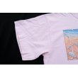 画像4: ◆ 90s USA製 BEACH ビーチシャツ プリントTシャツ XL ビッグサイズ ピンク/ビンテージ オールド レトロ アメリカ古着 ポケット (4)