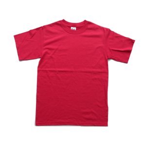 画像: ◆ デッドストック anvil 無地 Tシャツ Sサイズ 赤 レッド/ビンテージ オールド レトロ アメリカ古着 アンビル プレーン 2