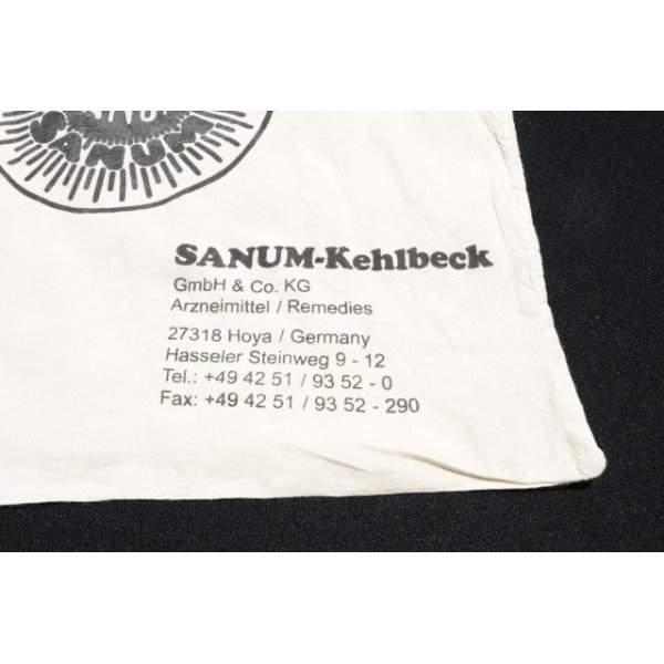 画像3: ◆ ヨーロッパ古着 SANUM-Kehlbeck コットン エコバッグ トートバッグ 38.5cm×35cm 白/ビンテージ オールド ドイツ キャンバス 1 (3)