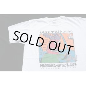 画像: ◆ 2000s Niagara on the lake/BIG HED アート プリントTシャツ Lサイズ 白/ビンテージ オールド アメリカ古着 2