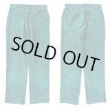 画像: 【W30】Lee ストレート コーデュロイパンツ グリーン 緑■ビンテージ オールド レトロ アメリカ古着 リー 70s 80s USA製 42タロンジップ