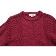 画像3: 【L】J.CREW メリノウール ハンドニット セーター えんじ 赤 無地■ビンテージ オールド レトロ アメリカ古着 2000s ジェイクルー (3)