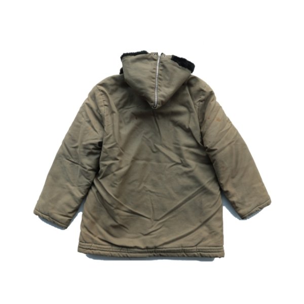 画像2: 【M】60s Parka B-9タイプ フライトジャケット 民間品 オリーブ 緑■ビンテージ オールド レトロ アメリカ古着 ミリタリー (2)