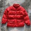 画像1: 【M】THE NORTH FACE 茶タグ ダウンジャケット 赤■ビンテージ古着 アメリカ製 ノースフェイス 70s 80s リップストップ (1)