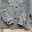 画像7: 【XL】70s-80s USA製 Woolrich ウールシャツジャケット グレー■ビンテージ オールド レトロ アメリカ古着 ウールリッチ 肉厚 ヘビー (7)