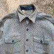 画像3: 【XL】70s-80s USA製 Woolrich ウールシャツジャケット グレー■ビンテージ オールド レトロ アメリカ古着 ウールリッチ 肉厚 ヘビー (3)