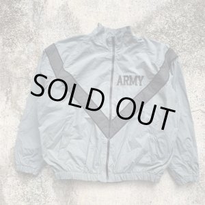 画像: 【L-REGULAR】US ARMY トレーニングジャケット グレー■アメリカ古着 オールド ミリタリー リフレクター 米軍実物