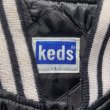 画像5: 【XL】Keds ナイロンジャケット スタジャン ブラック 黒■ビンテージ オールド レトロ アメリカ古着 刺繍 中綿 90s ケッズ プロケッズ (5)