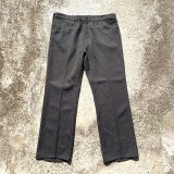 画像: 【W38】Wrangler ブーツカット ポリエステルパンツ グレー■ビンテージ オールド アメリカ古着 USA製 90s ラングラー ランチャー スタプレ