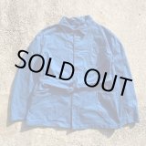 画像: 【M/L】デッドストック ギリシャ軍 スリーピングシャツ ジャケット ブルー 無地■ビンテージ ヨーロッパ古着 ユーロミリタリー No.2