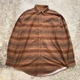 画像: 【XL】WOOLRICH シャモアクロスシャツ 薄オレンジ■ビンテージ オールド レトロ アメリカ古着 ネルシャツ ウールリッチ