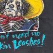 画像4: 【XL】90s USA製 BIG DOG 犬 プリントTシャツ ブラック 黒■ビンテージ オールド レトロ アメリカ古着 アニマル 動物 シングルステッチ (4)