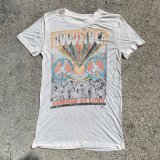 画像: 【XS(レディースサイズ)】WOODSTOCK プリントTシャツ 白■アメリカ古着 ウッドストック ヒッピー サマーオブラブ バンド