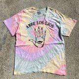 画像: 【L】ABRE LOS OJOS(OPEN YOUR EYES)目×手 プリント タイダイTシャツ■ビンテージ オールド レトロ アメリカ古着 ハンド