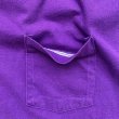 画像6: 【XL/2XL】90s USA製 basics ポケットTシャツ パープル 紫 無地■ビンテージ オールド アメリカ古着 ビッグサイズ シングルステッチ (6)