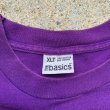 画像4: 【XL/2XL】90s USA製 basics ポケットTシャツ パープル 紫 無地■ビンテージ オールド アメリカ古着 ビッグサイズ シングルステッチ (4)