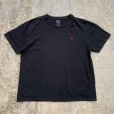 画像: 【L】Polo Ralph Lauren Tシャツ 黒無地■アメリカ古着 ロゴ刺繍 ポロラルフローレン ブラック