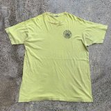 画像: 【XL】90s USA製 コットン プリントTシャツ 黄色■ビンテージ オールド アメリカ古着 シングルステッチ フルーツオブザルーム イエロー
