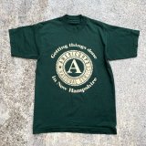 画像: 【S】90s UNKNOWN アメリコー プリントTシャツ 緑■ビンテージ オールド レトロ アメリカ古着 シングルステッチ レディース 政府機関